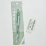 Tombow MONO Graph Mechanical Pencil 0.5mm Dusty Color Series [DPA-136P] with Eraser - Olive Green
