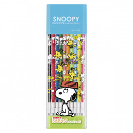 Zebra Sarasa 0.4mm/ 0.5mm Refill Set with Case x Snoopy [SE-RNJK518-SN2-BL]