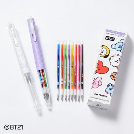 Mitsubishi Pencil Uni Style Fit BT21 Series [UMR179BT38A8C] 0.38mm Ballpen Refill Set