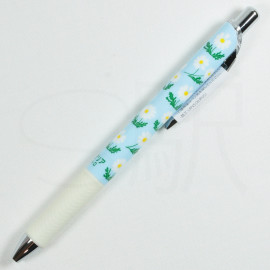 Pentel Energel 0.5mm Ballpen x Adelia Retro [Tsutaya Limited] - Wild Flower Pattern