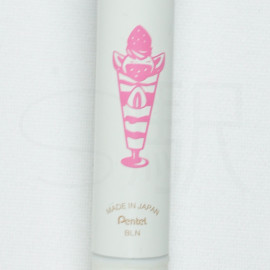 Pentel Energel Clena 0.4mm Pen [BLN74LP-AR1] - Pure Cafe Series - Classical Pink Strawberry Parfait 