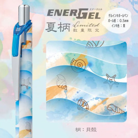 Pentel Energel 0.5mm Ballpen (SUMMER PATTERN) [BLN75SM2-A] - Shell