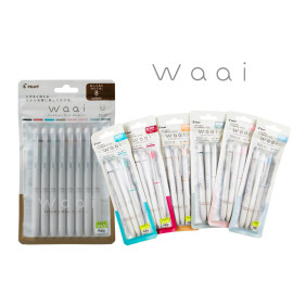 PILOT Frixion Ball 0.5mm Waai Series Marker and Ballpen Set [P-5391-55] - Cheek Pink Set