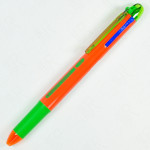 Pilot Hi-Tec-C Coleto 3-Slot Pen Holder with 0.4mm Refills (80's Retro Series) - Dancing Orange