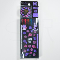 ANNA SUI X Pilot Hi-Tec-C Coleto Pen Refill Set with Masking Tape [LHKRFC4A10CBR] 