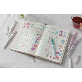 Pilot ILMILY Color Two-Color Ballpen [LIL-25S4-SPNE] - Sepia Nephomila