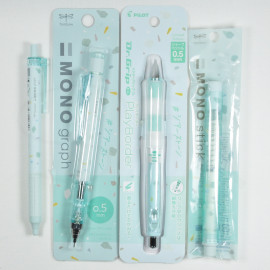 Tombow MONO Graph Mechanical Pencil 0.5mm Shear Stone Series [DPA-142B] - Mist Green