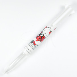 Mitsubishi Pencil Uni Style-Fit x Sanrio 5-Slot Pen Holder UE5H-308KT.WR WHITE RIBBON - Hello Kitty