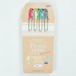 Mitsubishi Pencil Uni-Ball One 0.38mm Gel Ink Ballpen Limited Edition Set [UMN-S-38-PIC4C] Picnic Color Set
