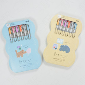 Mitsubishi Pencil Uni-Ball One 0.38mm Gel Ink Ballpen Limited Edition Set [UMNS38NYM6C] Yuru Matopedia of Summer