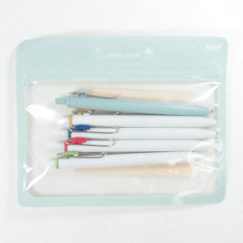 Mitsubishi Pencil Uni-Ball One Gel Ink 0.38mm Ballpen and 0.5mm Uni-Ball One F Ballpen Set [H.UMN-S-38] - Faded