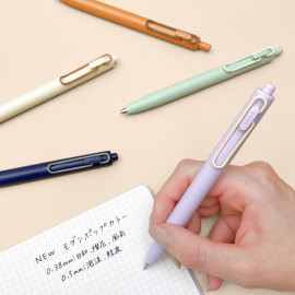 MITSUBISHI PENCIL Uni-Ball One F 0.38mm Gel Ink Ballpen [Modern Pop Color] - Carrot