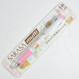 Zebra Sarasa Multi 4&1 4-Color Ballpen and Mechanical x San-X x Rilakkma [PR02602] 