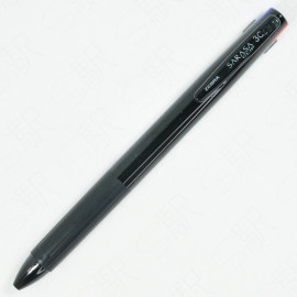 Zebra Sarasa Clip 3-Color 0.4mm Ballpen [J3JS5-BK] - Black