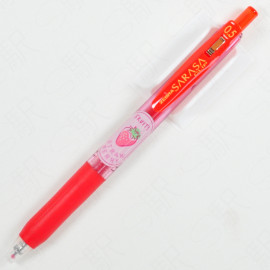 Zebra Sarasa Clip 0.5mm Gel Ink Ballpen with Fruit Scent [JJ29-KF-R] - Strawberry (Red)
