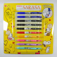 Zebra Sarasa Clip x Snoopy Design Pen Set