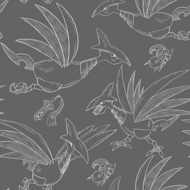 Pokemon Center Exclusive Sarasa Clip Pokemon Shirts 22 Eamudo Pattern