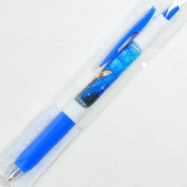 Zebra Sarasa Clip 0.5mm Gel Ink Ballpen x Wachifield [Dayan the Cat] It's Strange - Pale Blue