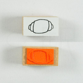 Bread Wooden Stamp [Roll Bread]