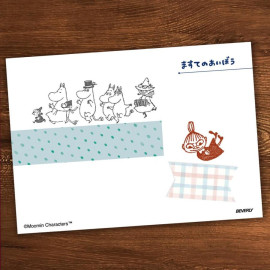 Beverly Stamp Maste No Aibou x Moomin Characters [TSW-137] - Moomin Family