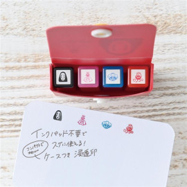 Beverly Mini Mini Stamp Set with Case x Studio Ghibli Spirited Away [MI4-018] Red