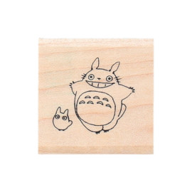 Beverly Stamp with Drawstring Purse Studio Ghibli My Neighbor Totoro [TSW-175] - Totoro and Arabesque Pattern