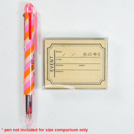 KODOMO NO KAO Wooden Stamp [0405-007] - Event Day Planner
