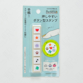 Kodomo no Kao Pochitto6 Push-Button Stamp [1800-006] - Your Mark