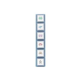 Kodomo no Kao Pochitto Pick! Push-Button Stamp [1802-010] - Vehicles
