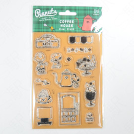 KODOMO NO KAO x Peanuts Snoopy Clear Stamp [2209-004] Coffee House