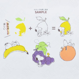 KODOMO NO KAO x Peanuts Snoopy Clear Stamp [2209-005] Natural Sweets