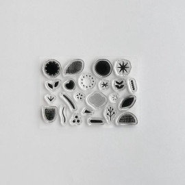 Mizushima JIZAI Clear Stamp Pocket [STJ-P-H02] - Flowers 02