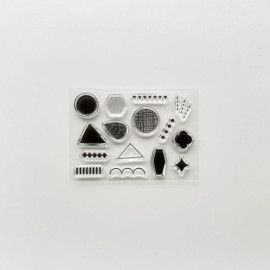 Mizushima JIZAI Clear Stamp Pocket [STJ-P-K01] - Shapes 01