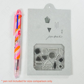 Mizushima JIZAI Clear Stamp Pocket [STJ-P-K101] - Trees 01