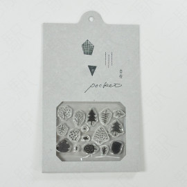Mizushima JIZAI Clear Stamp Pocket [STJ-P-K101] - Trees 01