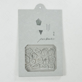 Mizushima JIZAI Clear Stamp Pocket [STJ-P-NI] - Nigiyaka