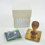 Mizushima Perpetual Calendar Stamp