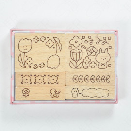 Mark's x Mizutama Stamp Set [MZT-STM2-A] - FLOWER Set