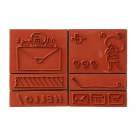 Mark's x Mizutama Stamp Set [MZT-STM2-B] - STATIONERY Set