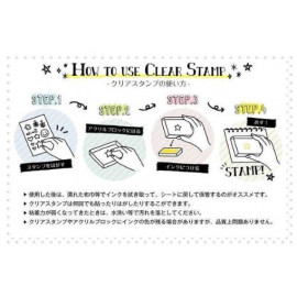 Papier Platz x Mizutama Clear Stamp [35-245] - Panda
