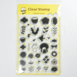 Papier Platz x Mizutama Clear Stamp [35-249] - Flower