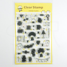 Papier Platz x Mizutama Clear Stamp [37-248] - Mix