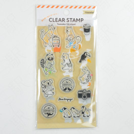 Peace Hall Clear Stamp Shinta Nitomoko [lofshin stp002] - Travelers