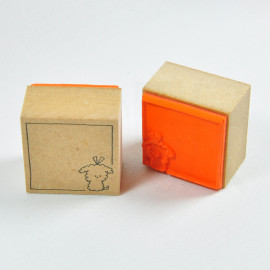 + lab x Mizutama Square Wooden Stamp 02