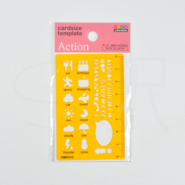 MARVY Card-Size Template [No. 8822-831] - Action