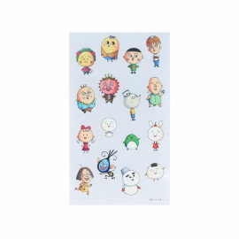 Sun-Star Stationery Coji-Coji Transparent Sheet Seal [S8593450] - A