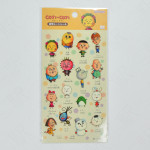 Sun-Star Stationery Coji-Coji Transparent Sheet Seal [S8593450] - A