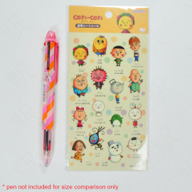 Sun-Star Stationery Coji-Coji Transparent Sheet Seal [S8593469] - B