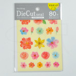 Kyowa Kraft Masking Die-Cut Seal - Flower Colors [62-A43]