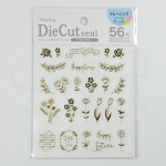 Kyowa Kraft Tracing Die-Cut Seal - Petite Flowers [62-A52]